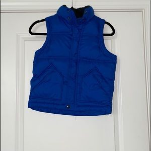 Kids Blue Puffer Vest